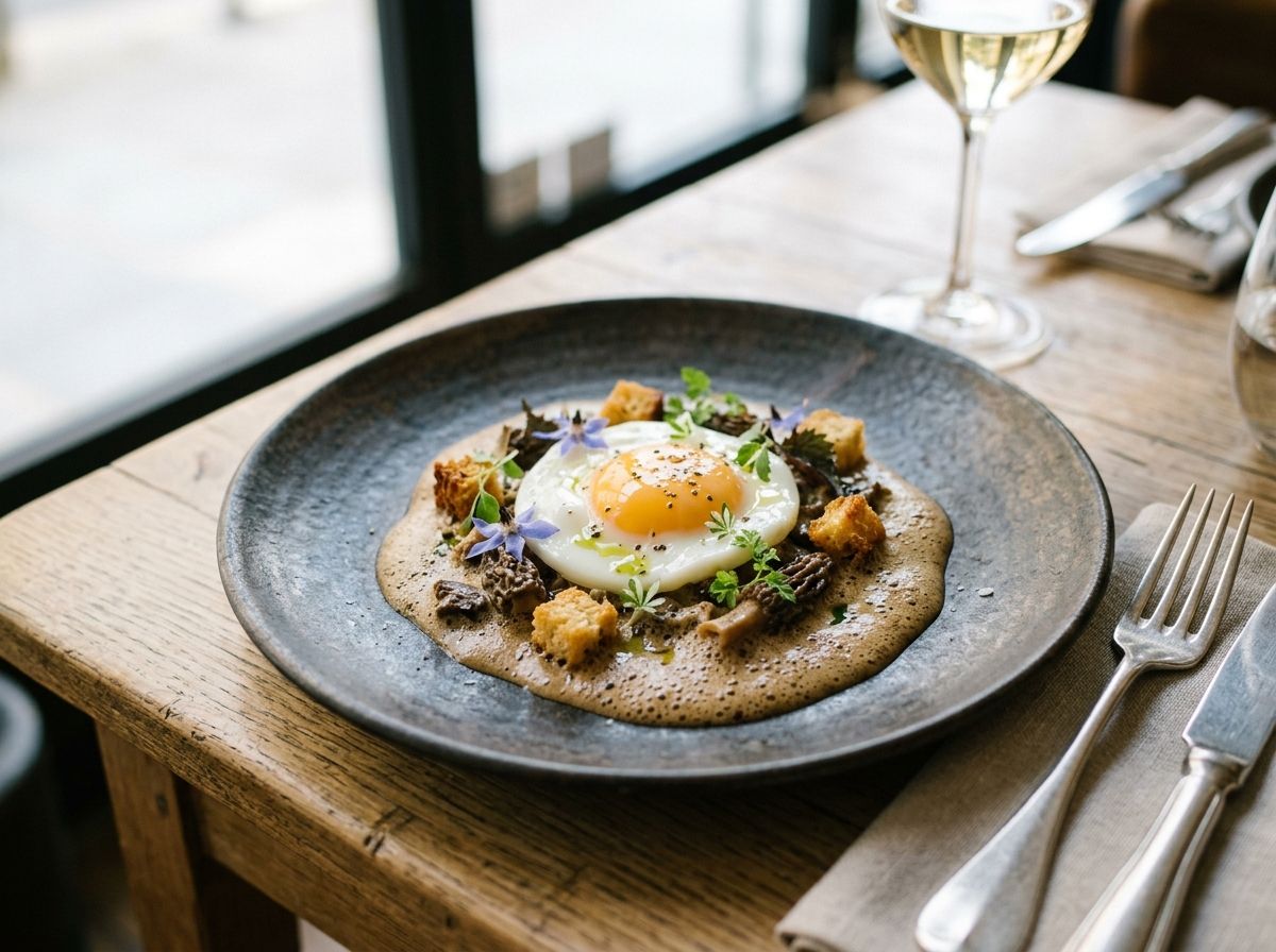 Organic 64°C Egg & Morel Mushroom Emulsion